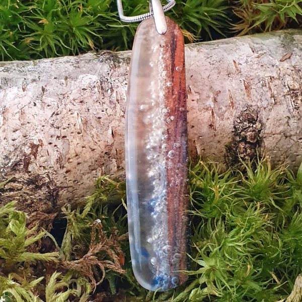 wisiorek z drewna palisandra