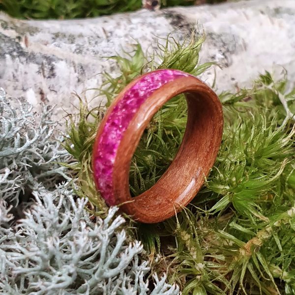 pierścionek z drewna kosipo