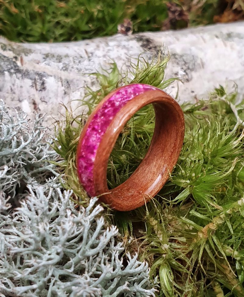 pierścionek z drewna kosipo