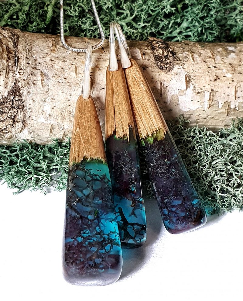 komplet z drewna dębu