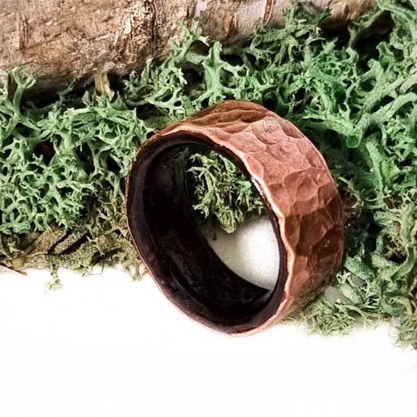 pierścionek z miedzi